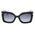 Marc Jacobs Mj 1073/S 0807 9O Black/Dark Grey Sf Sunglasses Female One Size